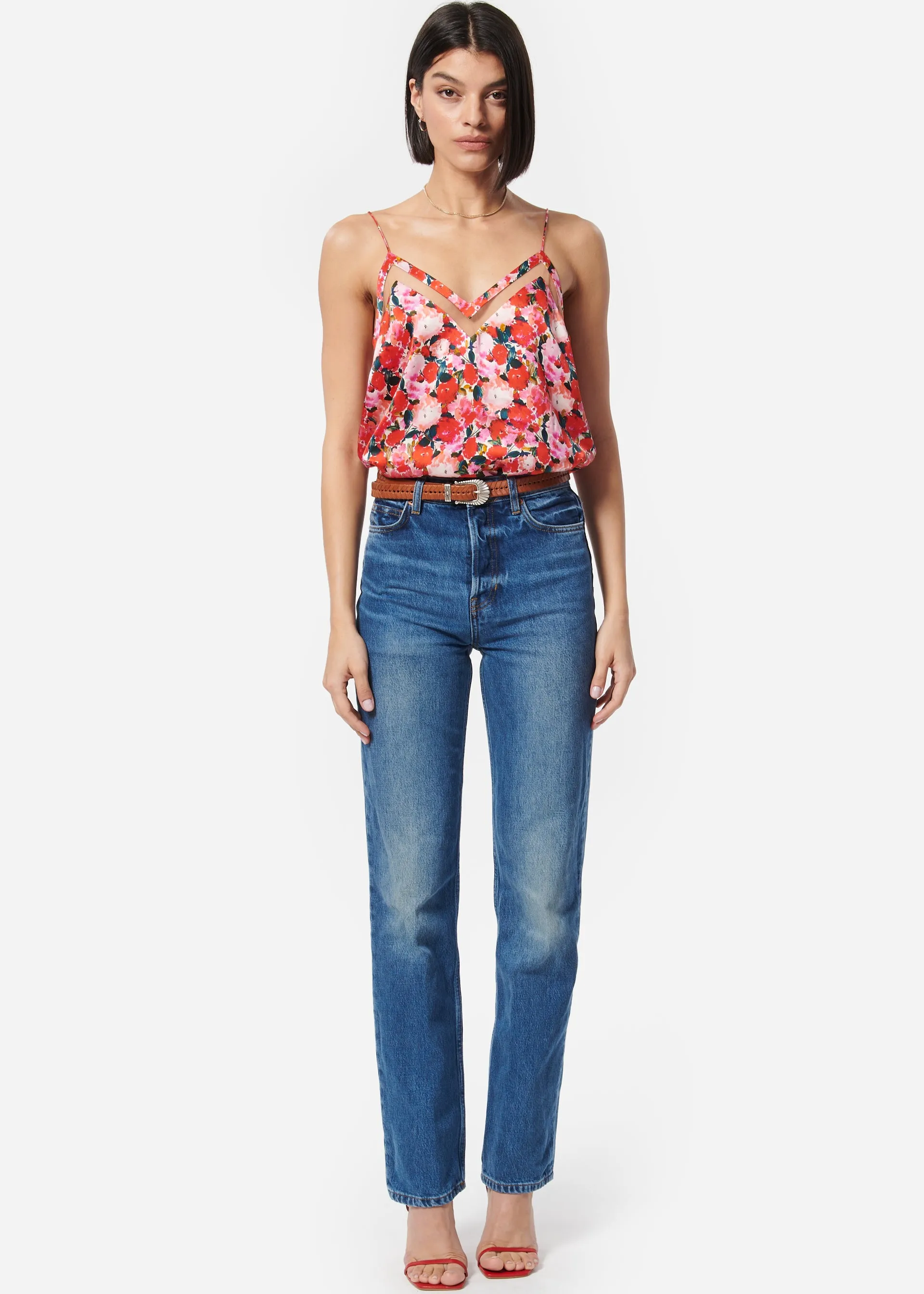 Kaira Camisole Hyper Blossom sold by Cami NYC product image thumbnail 2
