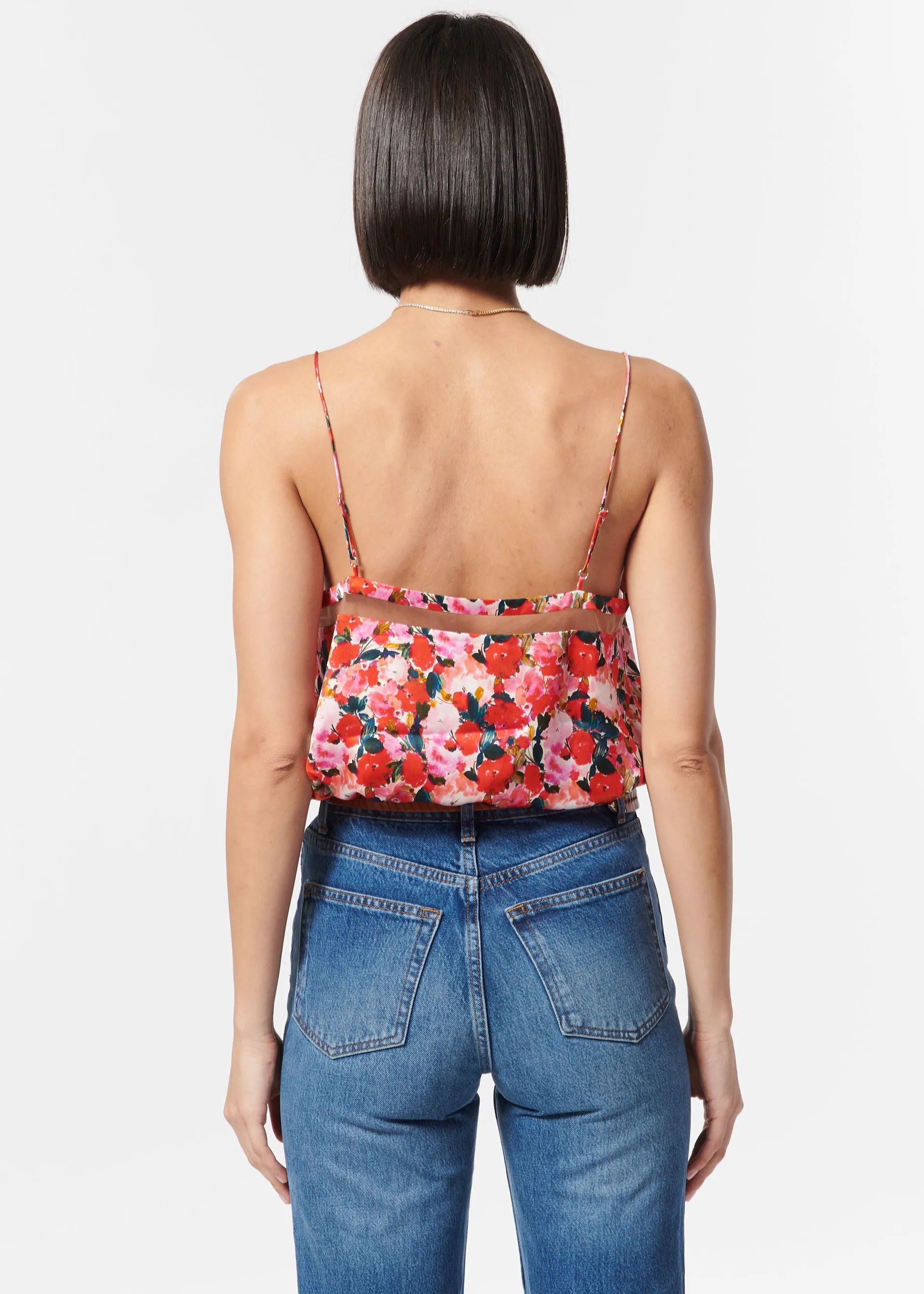 Kaira Camisole Hyper Blossom sold by Cami NYC product image thumbnail 3