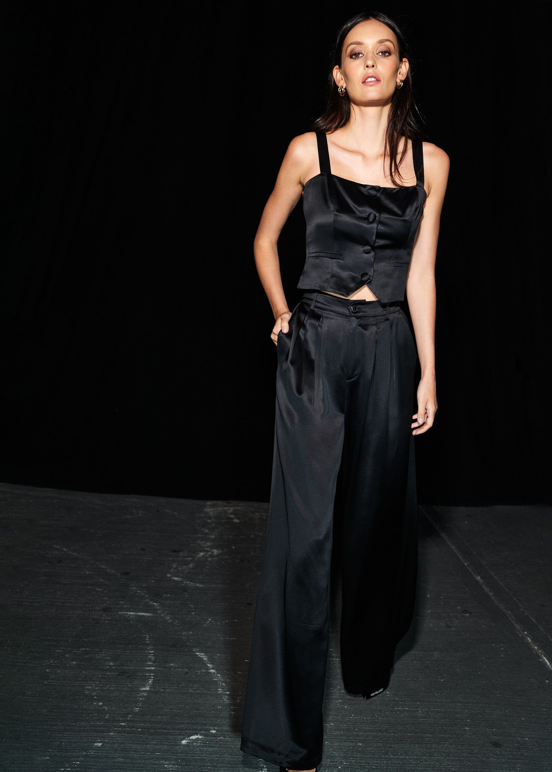 Berta Cami Black sold by Cami NYC product image thumbnail 5