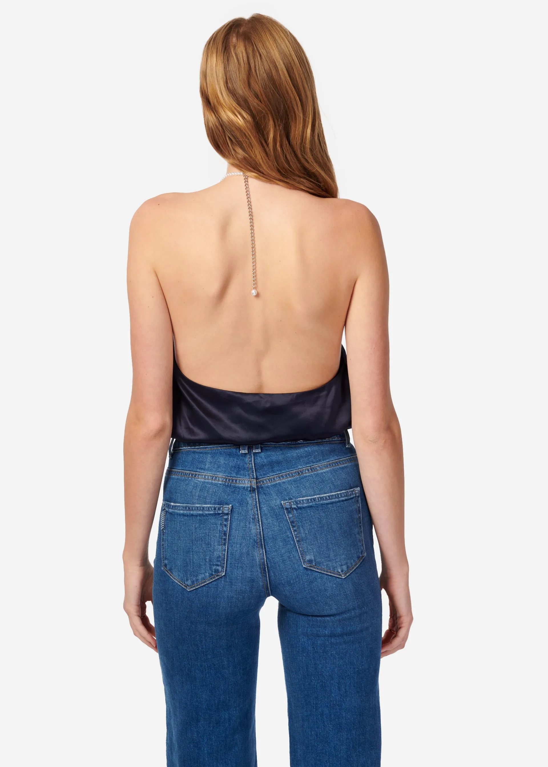 Elody Camisole Navy sold by Cami NYC product image thumbnail 4