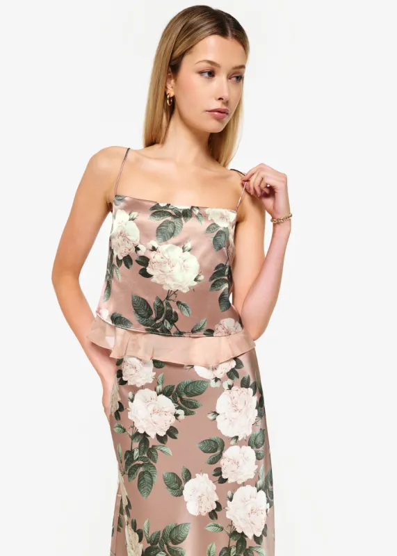 Malaga Cropped Camisole Gardenia sold by Cami NYC