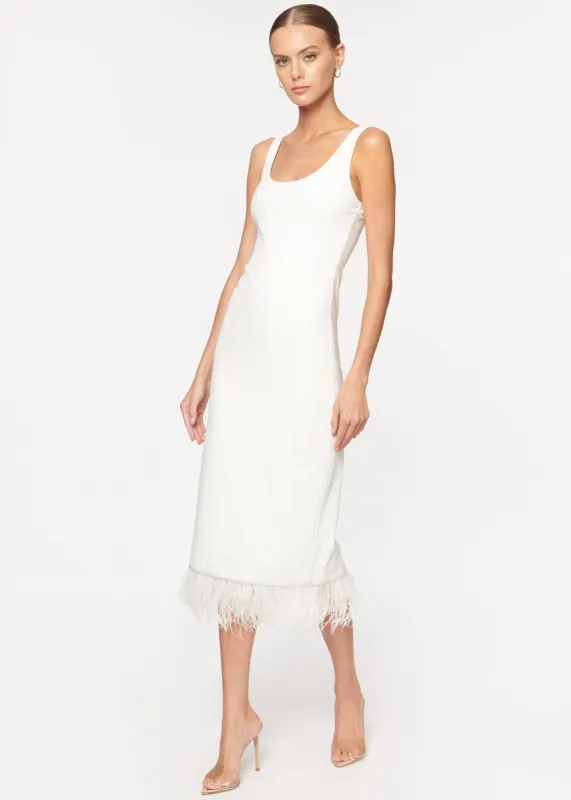 Reba Dress White sold by Cami NYC