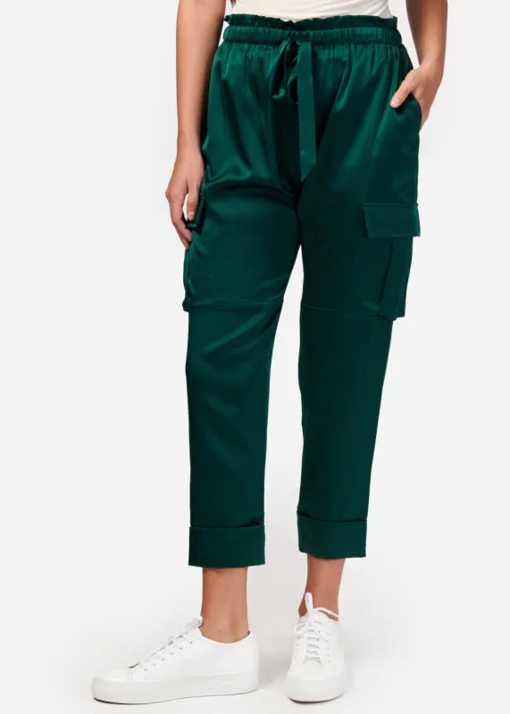 Carmen Cargo Pant Pine sold by Cami NYC