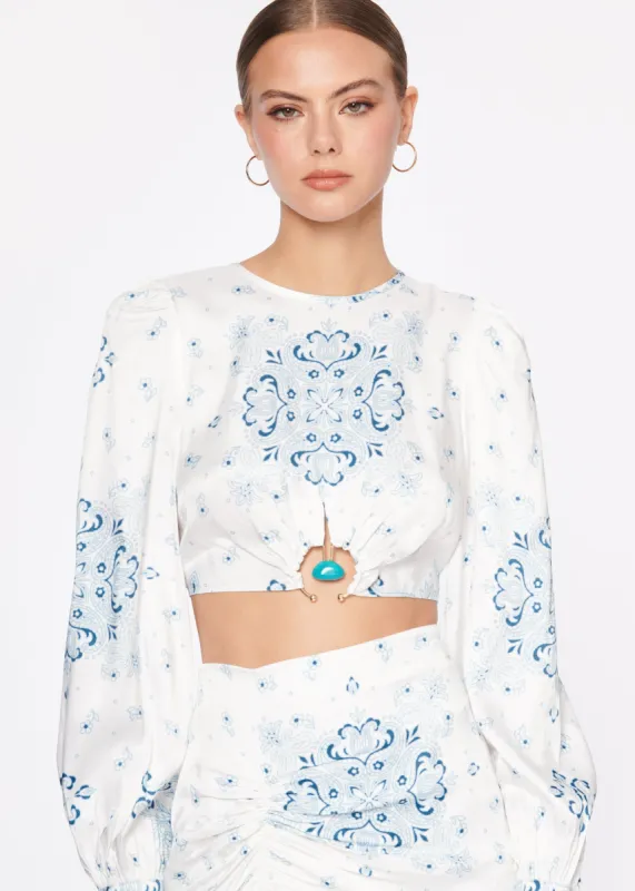 Zemira Top Resort Bandana sold by Cami NYC