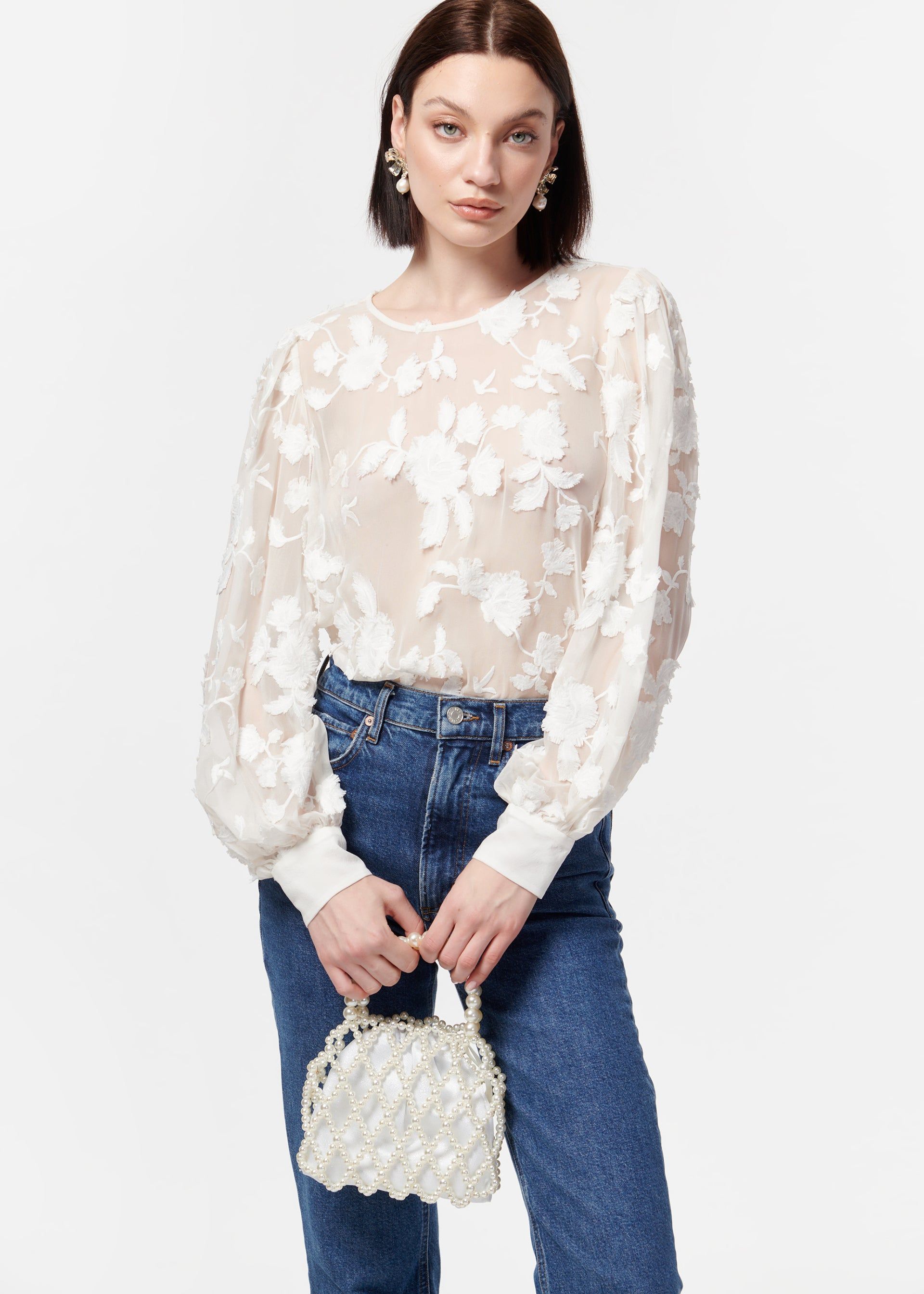 Simonette Top White sold by Cami NYC product image thumbnail 3