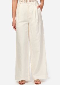 Cadiz Wide Leg Pant Ceramic sold by Cami NYC