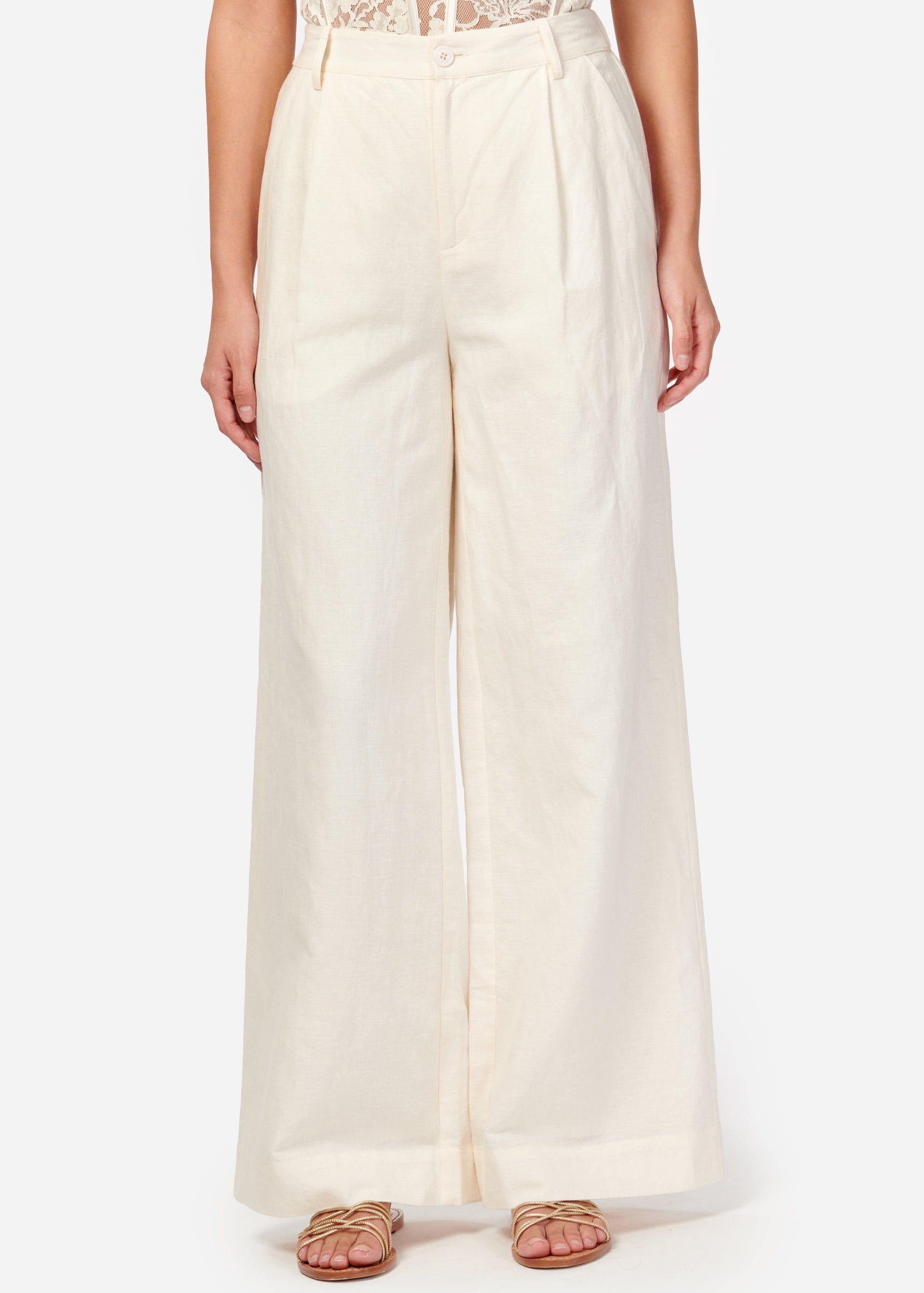 Cadiz Wide Leg Pant Ceramic sold by CAMI product image thumbnail 3