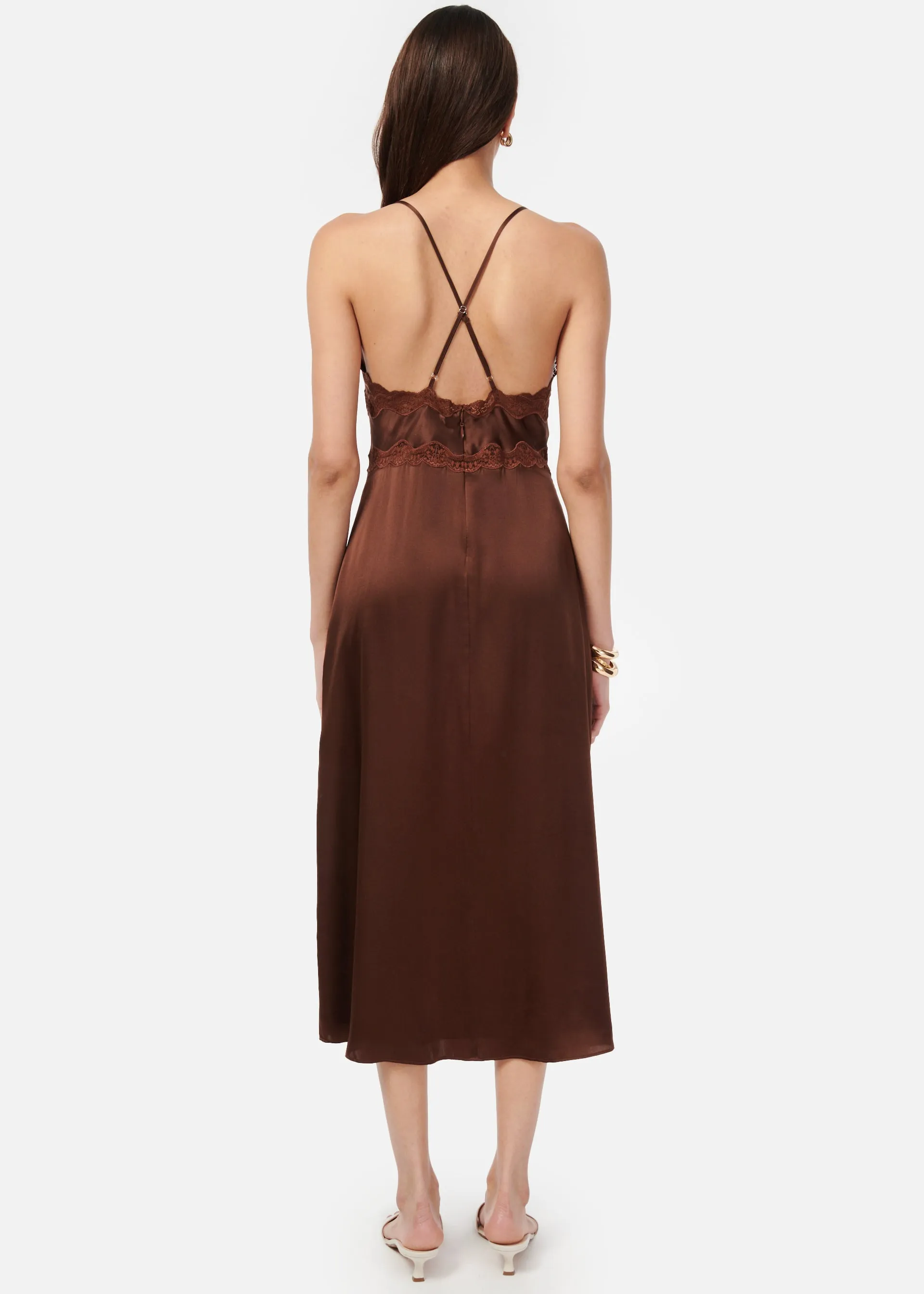 Roya Dress Mocha sold by Cami NYC product image thumbnail 3