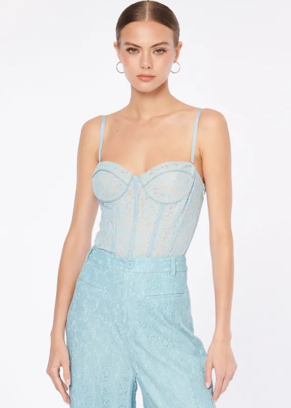 Corinne Bodysuit Cove sold by Cami NYC