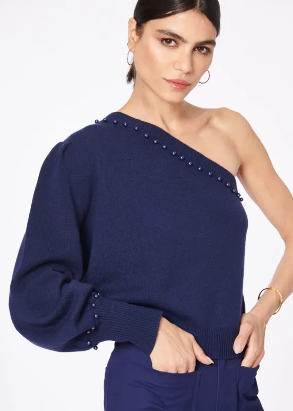 Virginia Sweater Navy sold by Cami NYC