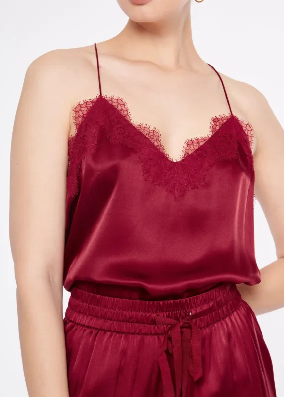 Racer Charmeuse Cami Mulled Wine sold by Cami NYC
