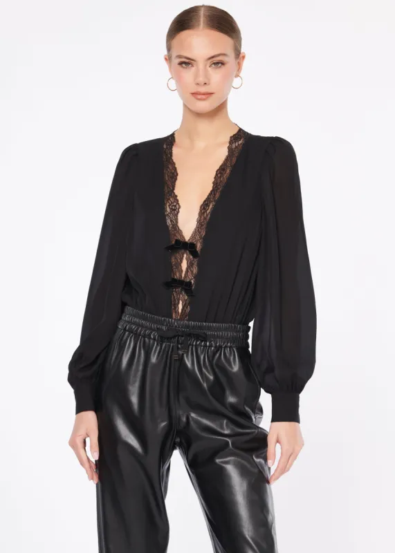 Levi Bodysuit Black sold by Cami NYC