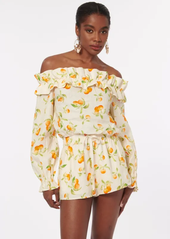 Cala Top Orange Orchard sold by Cami NYC
