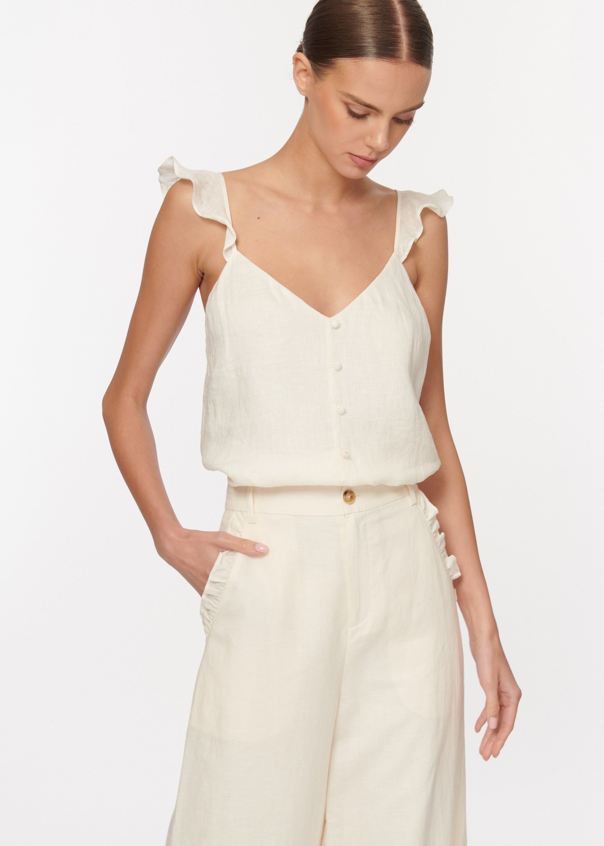 Aiden Cami Macadamia sold by Cami NYC product image thumbnail 2