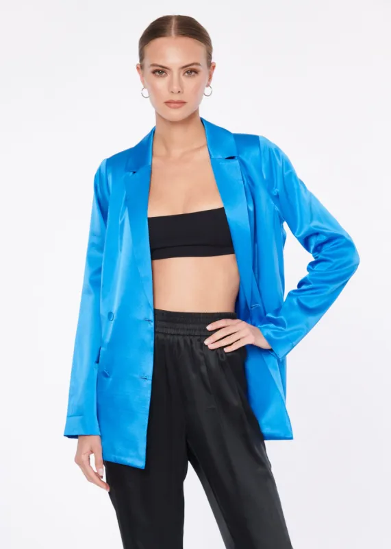 Pacey Blazer Electric Blue sold by Cami NYC