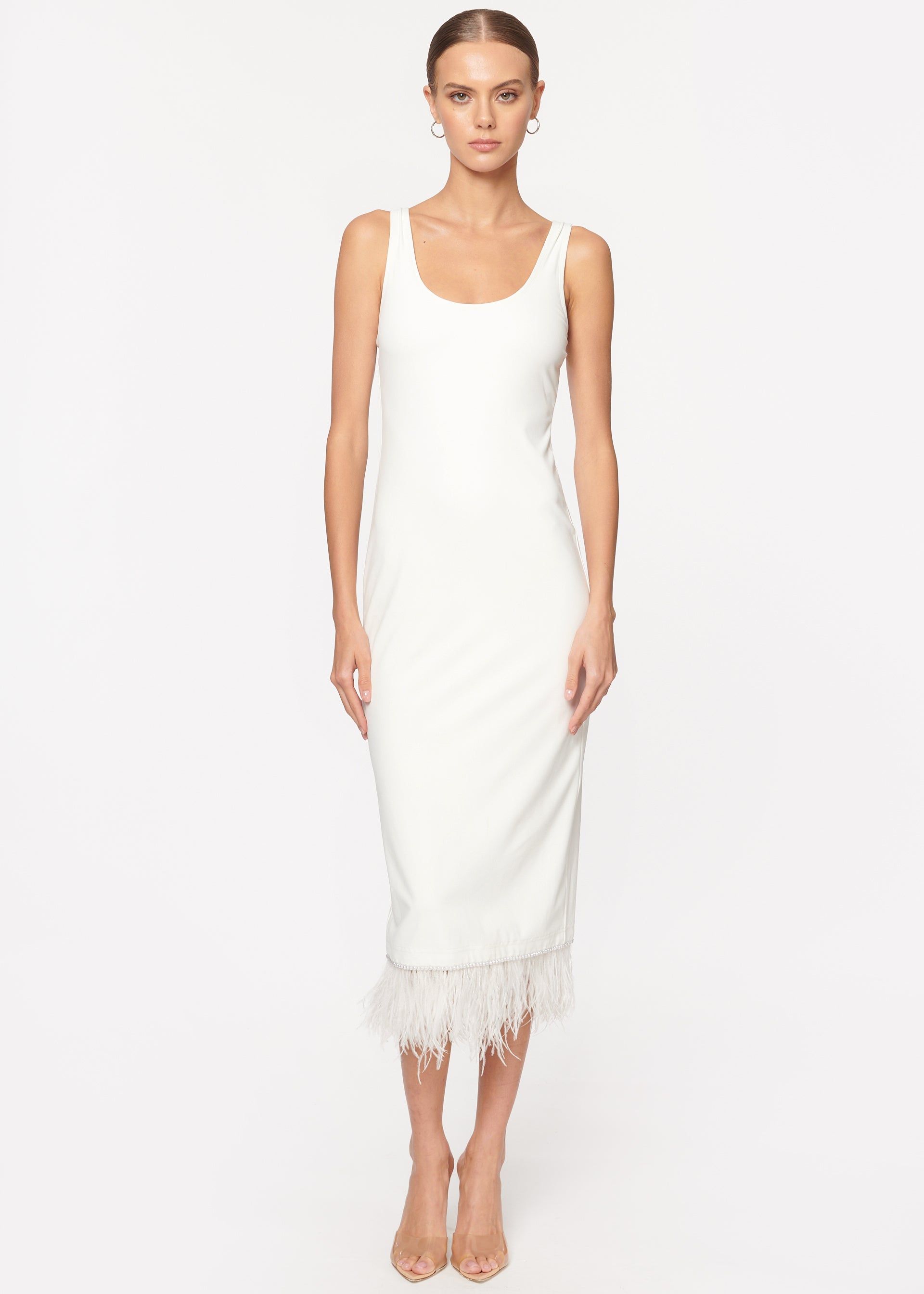 Reba Dress White sold by Cami NYC product image thumbnail 2