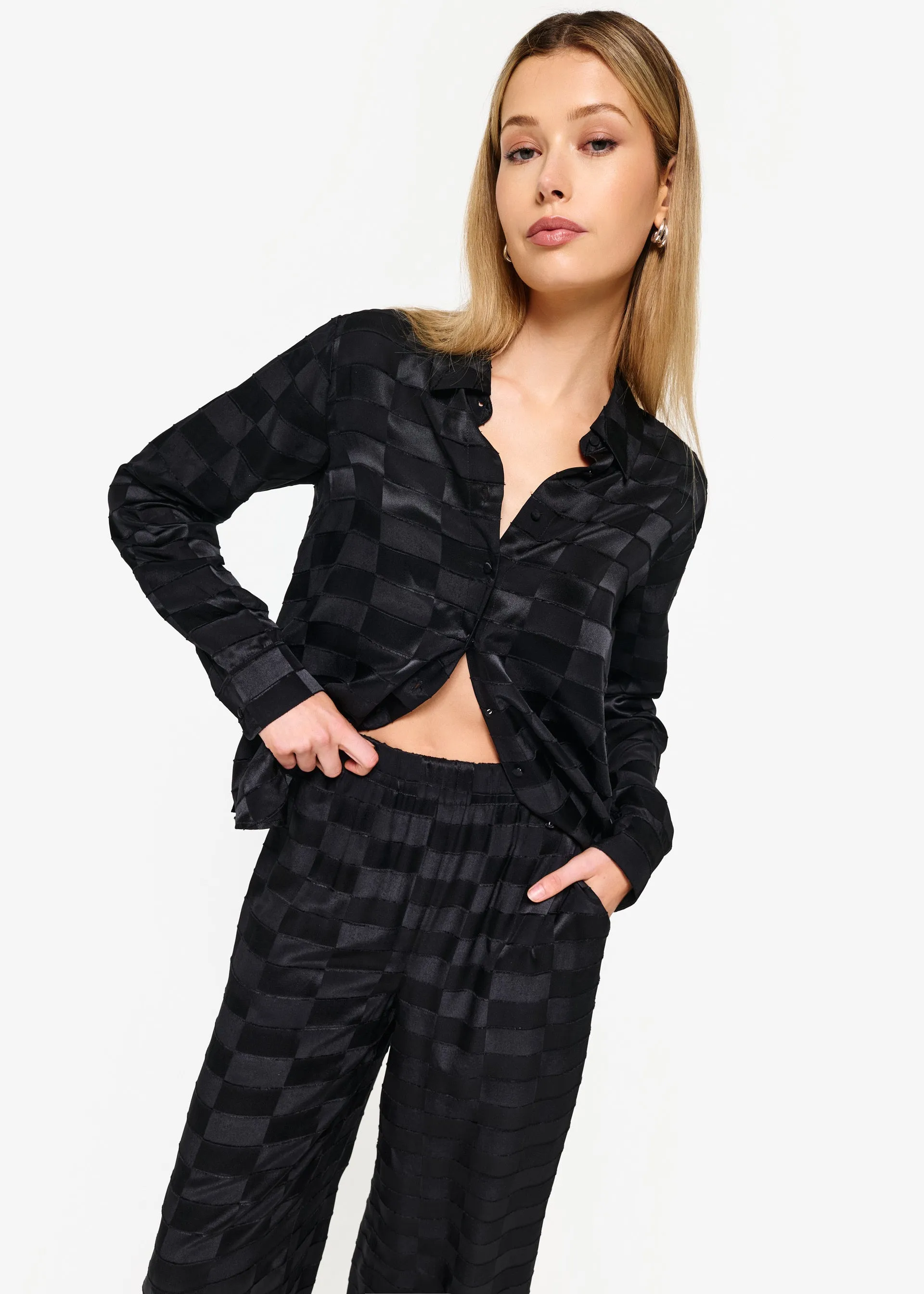 Yael Burnout Top Black sold by Cami NYC product image thumbnail 3