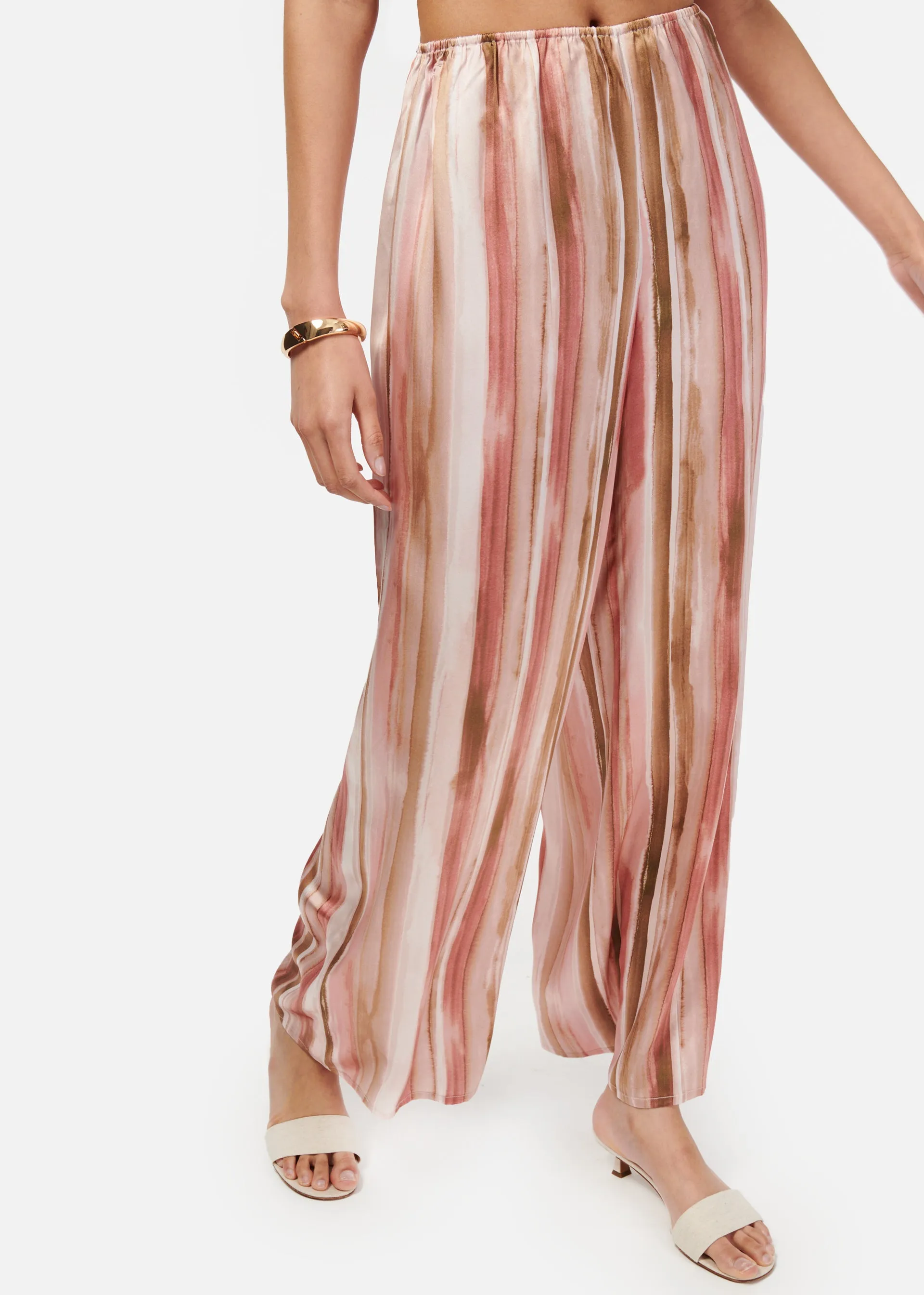 Quincey Pant Painterly Stripe sold by Cami NYC product image thumbnail 3