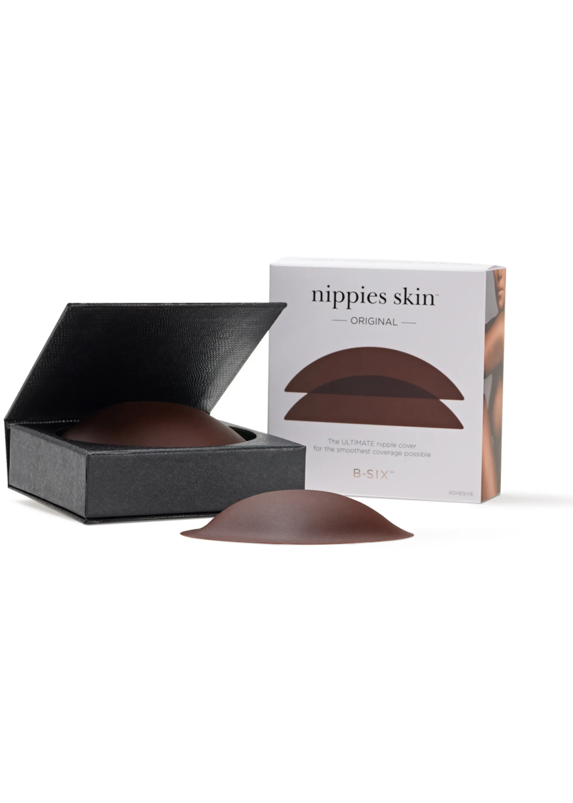 B-SIX Nippies Skin Adhesive Nipple Covers Espresso sold by CAMI