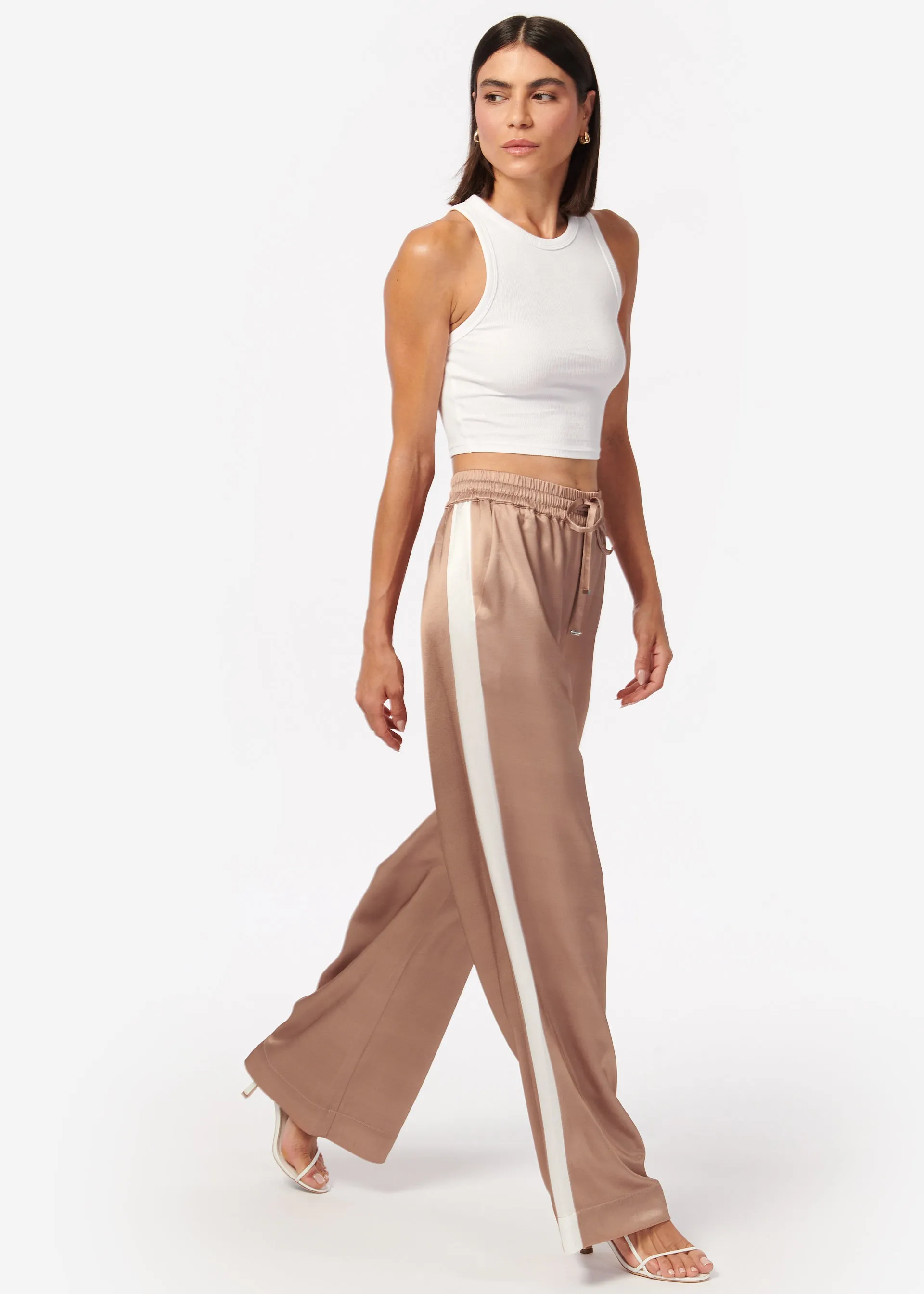 Reggie Wide Leg Pant Latte sold by Cami NYC product image thumbnail 2