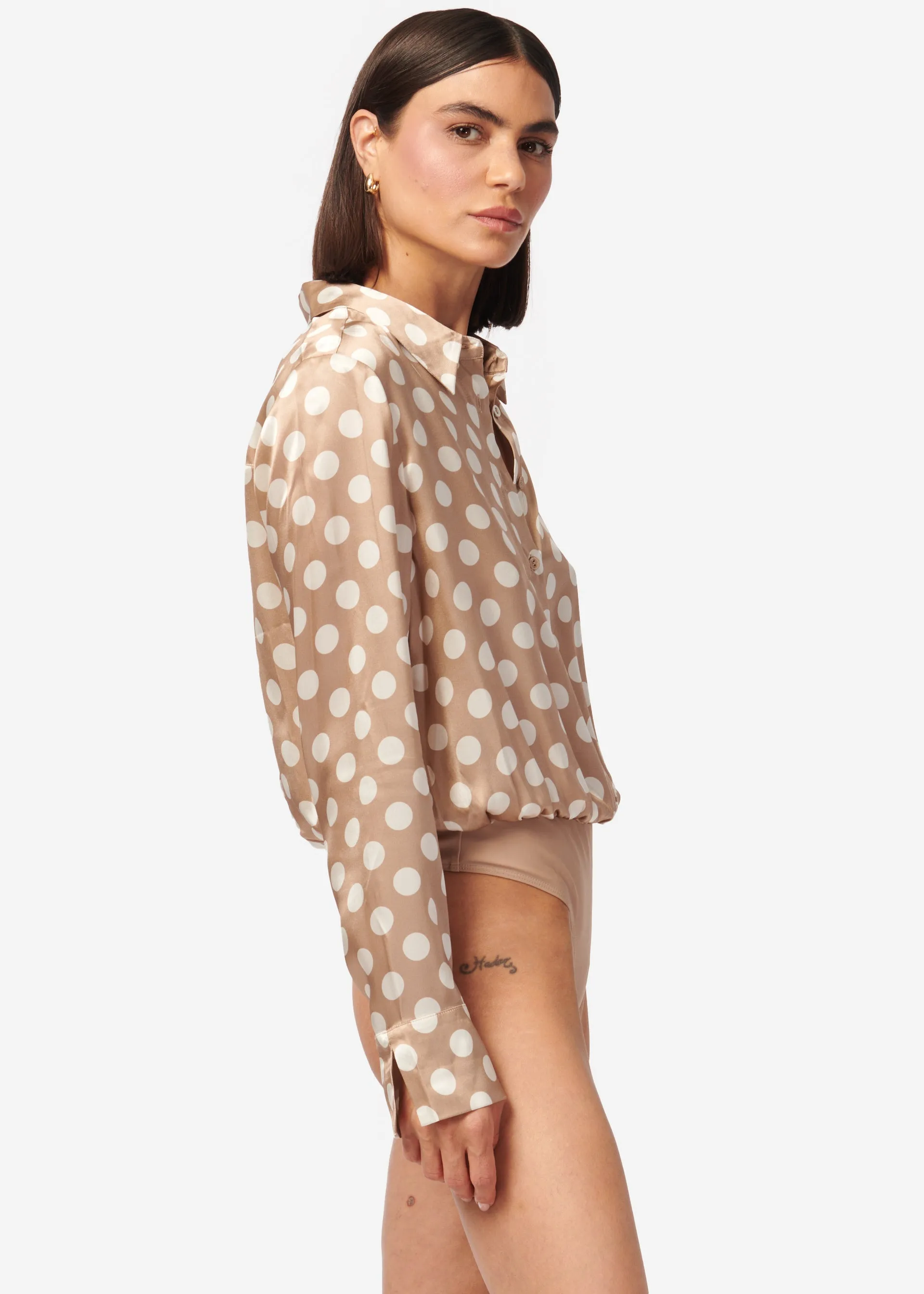 Ursula Bodysuit Macro Dot sold by Cami NYC product image thumbnail 4