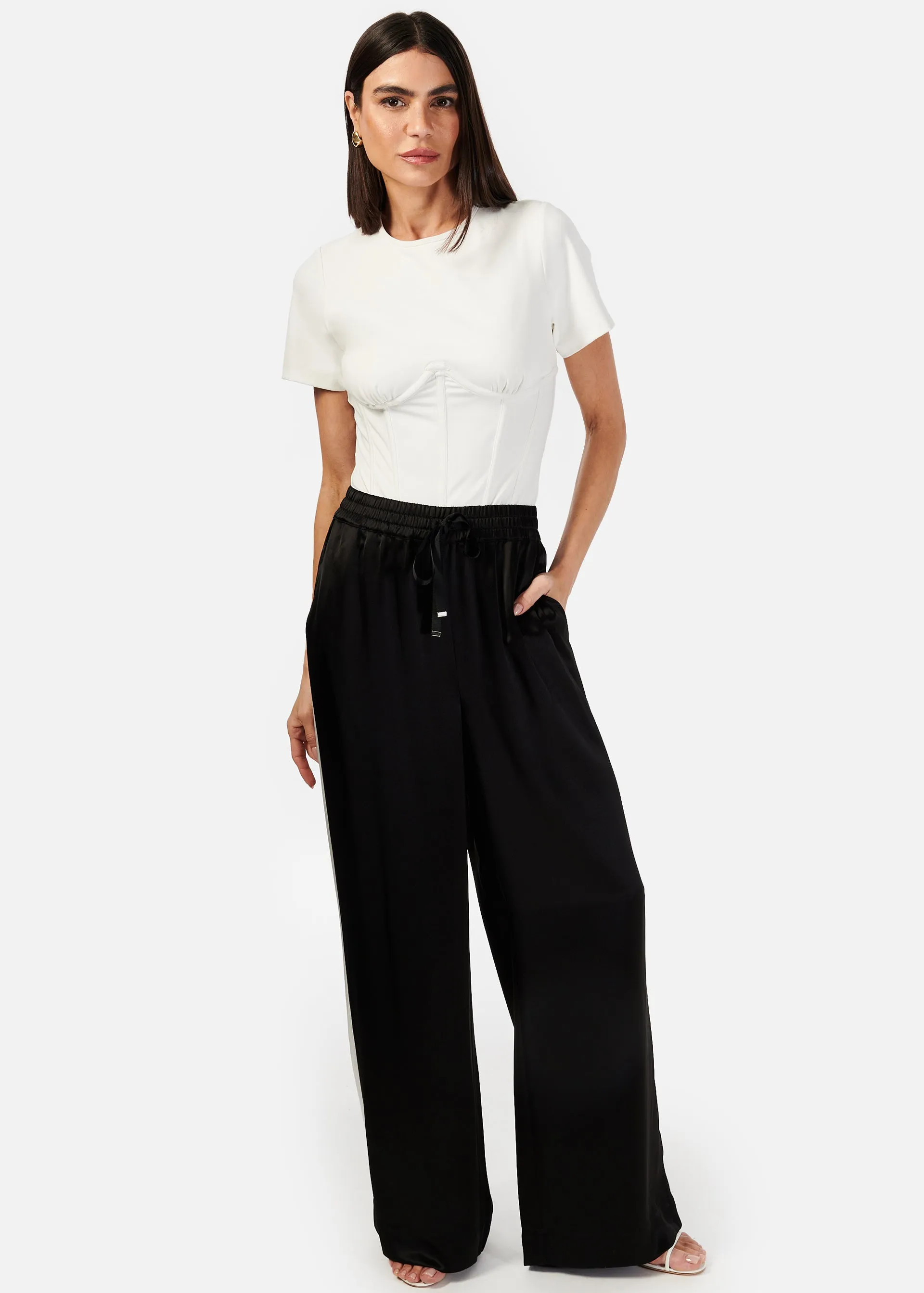 Reggie Wide Leg Pant Black sold by Cami NYC product image thumbnail 2