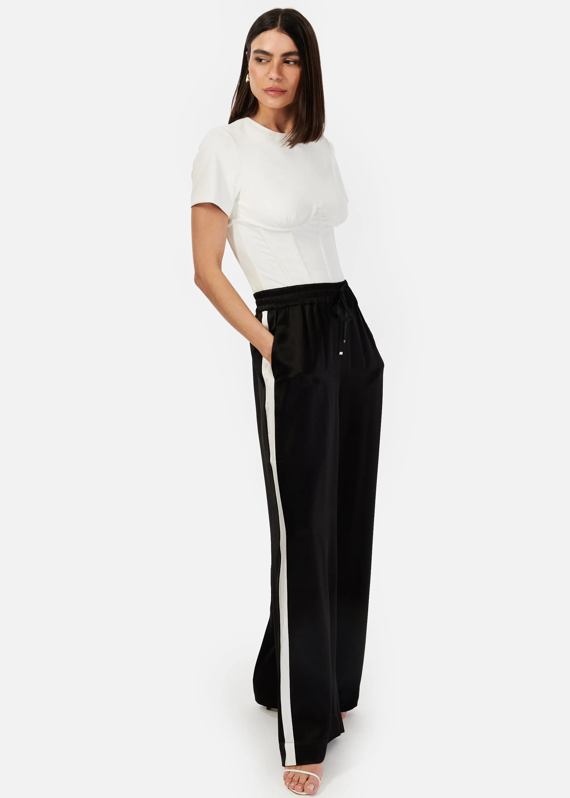 Reggie Wide Leg Pant Black sold by Cami NYC product image thumbnail 3