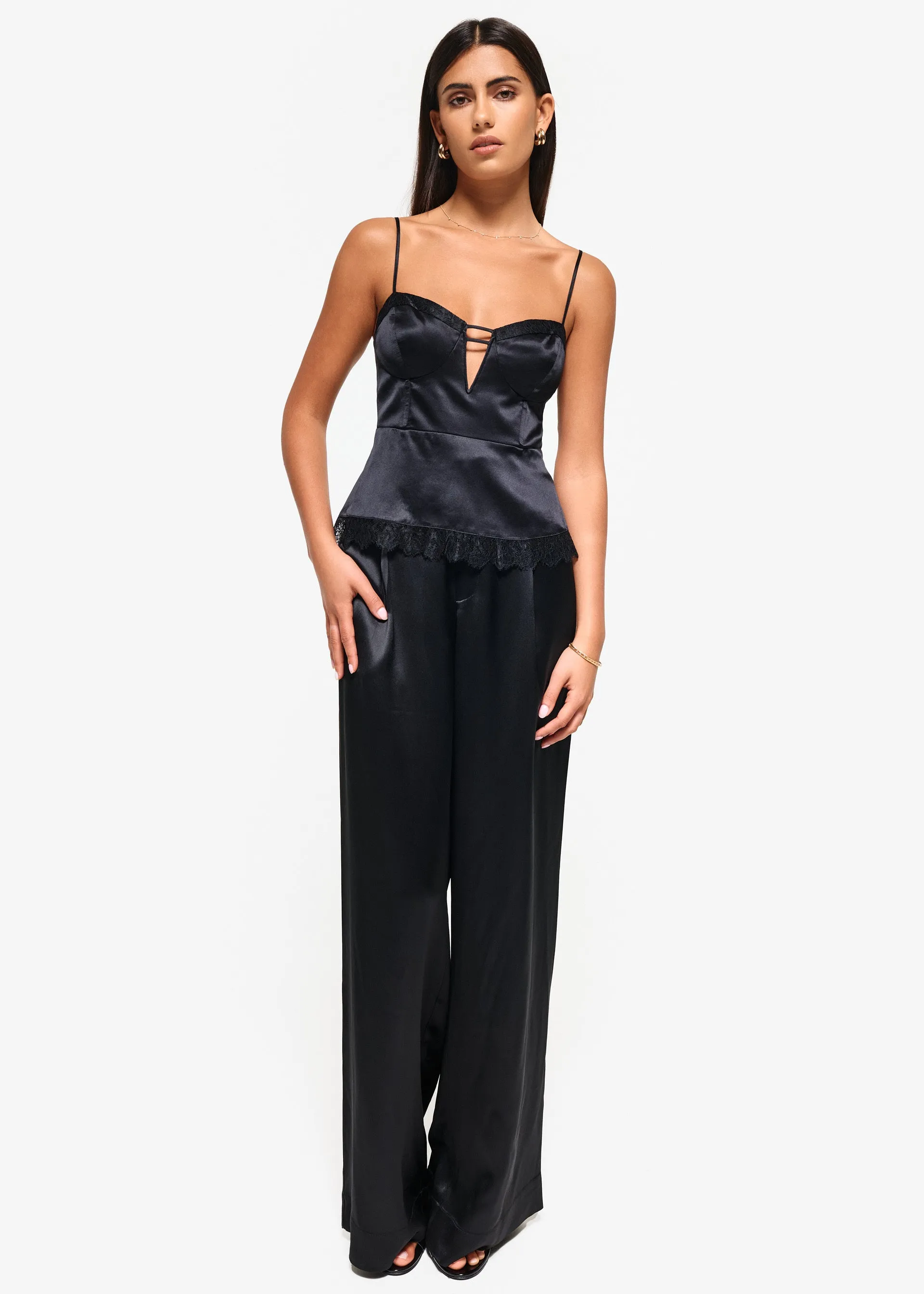 Fiorina Bustier Camisole Black sold by Cami NYC product image thumbnail 2