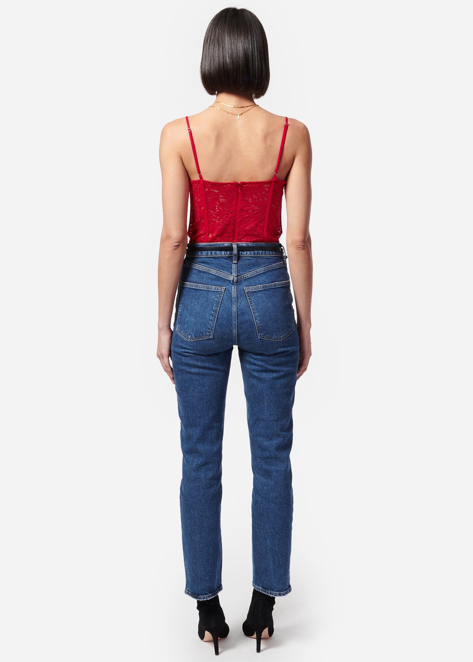 Jora Matte Bodysuit Scarlet sold by Cami NYC product image thumbnail 4