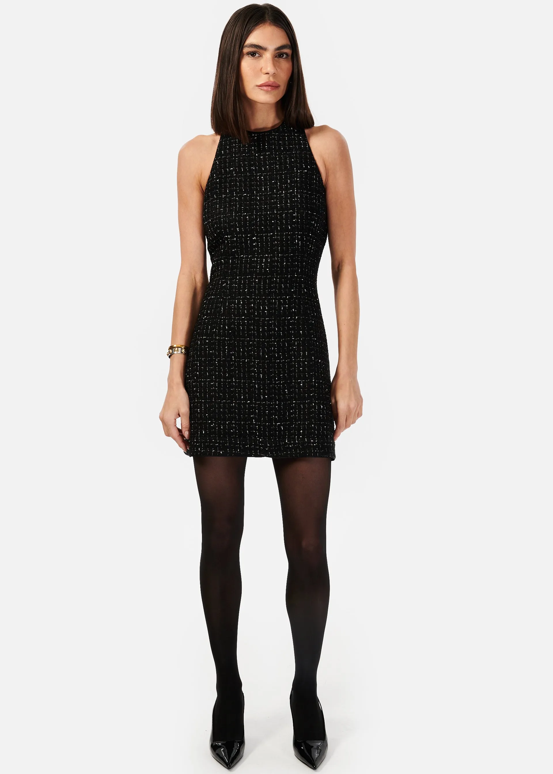 Anderson Tweed Mini Dress Windowpane sold by CAMI product image thumbnail 2