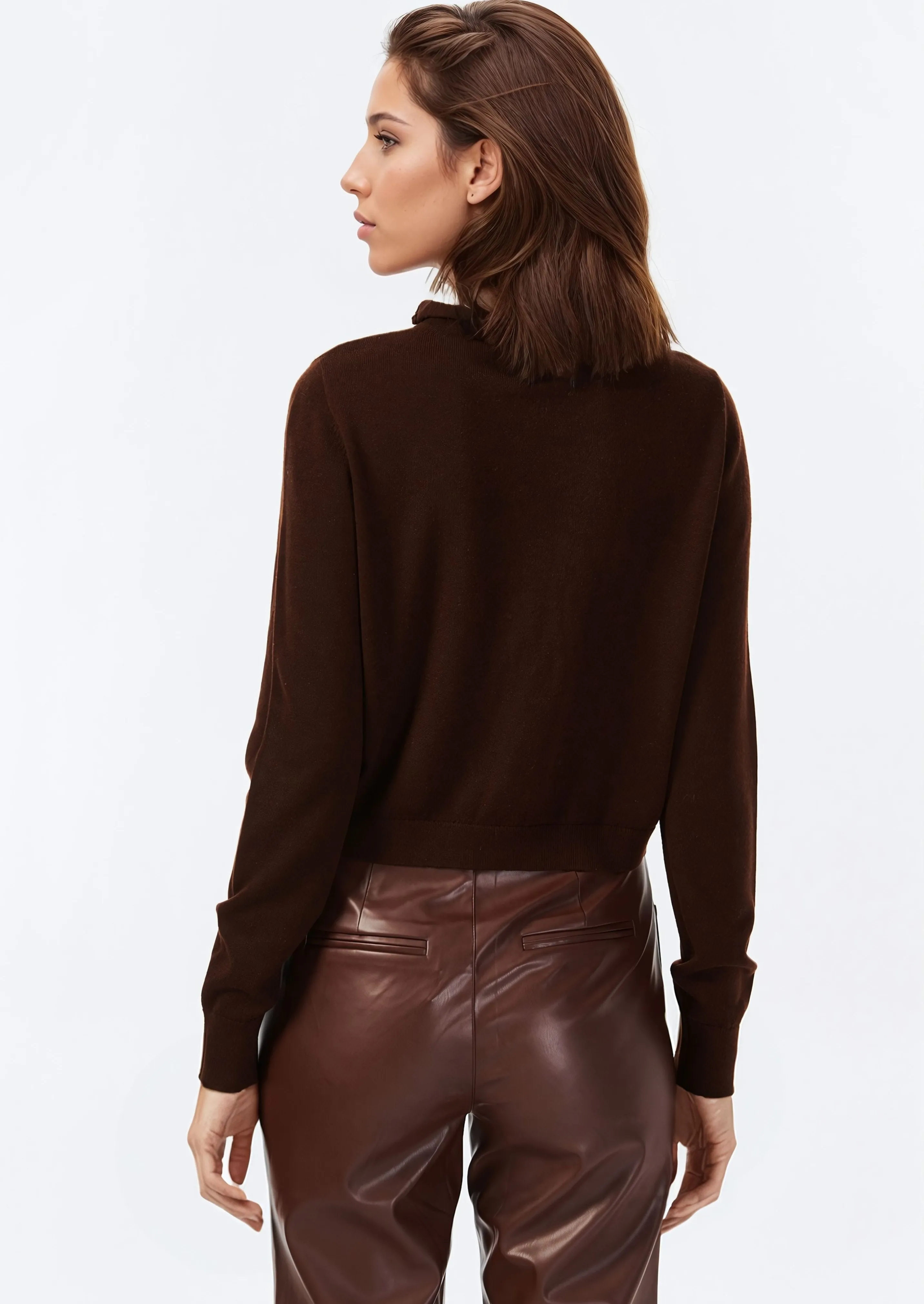 Gwendolyn Sweater Java sold by Cami NYC product image thumbnail 4