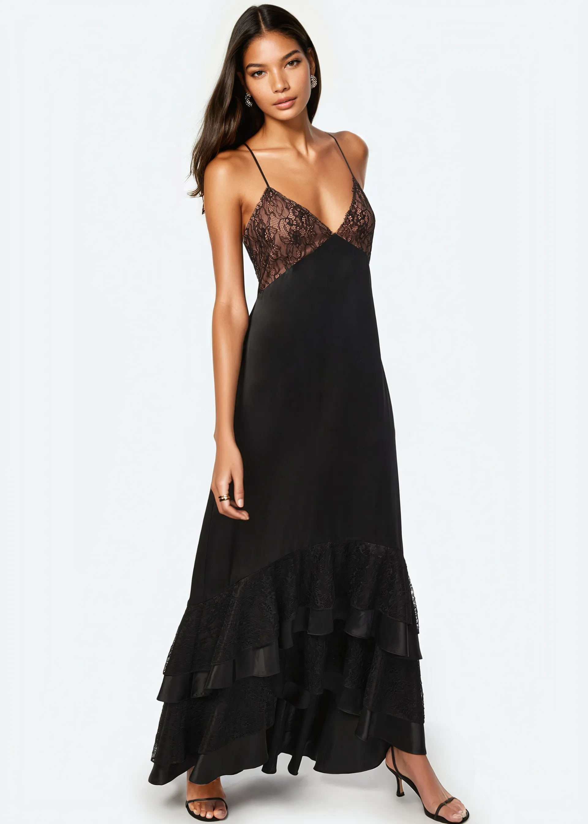 Seville Dress Black sold by Cami NYC product image thumbnail 3