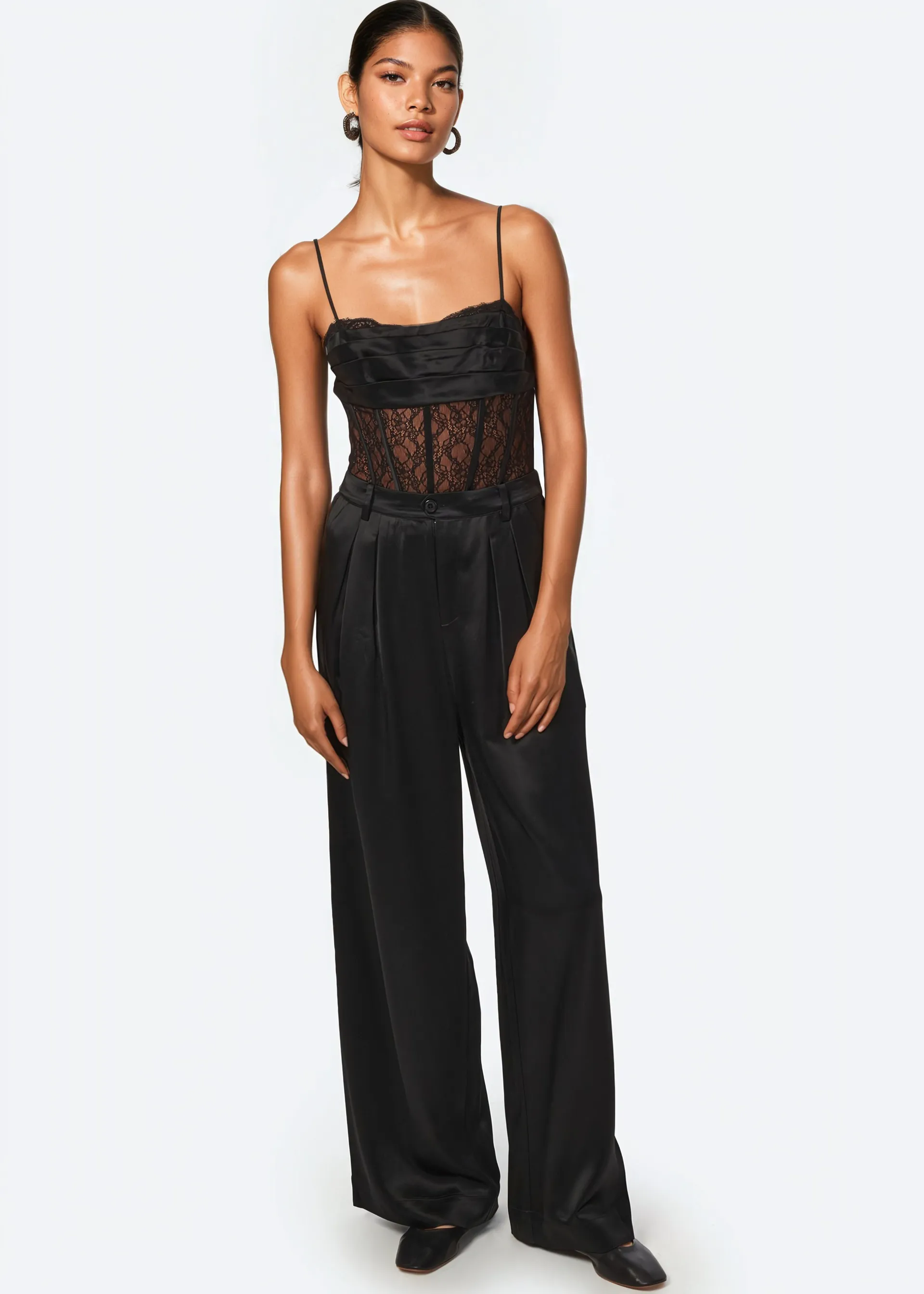 Danika Bodysuit Black sold by Cami NYC product image thumbnail 2