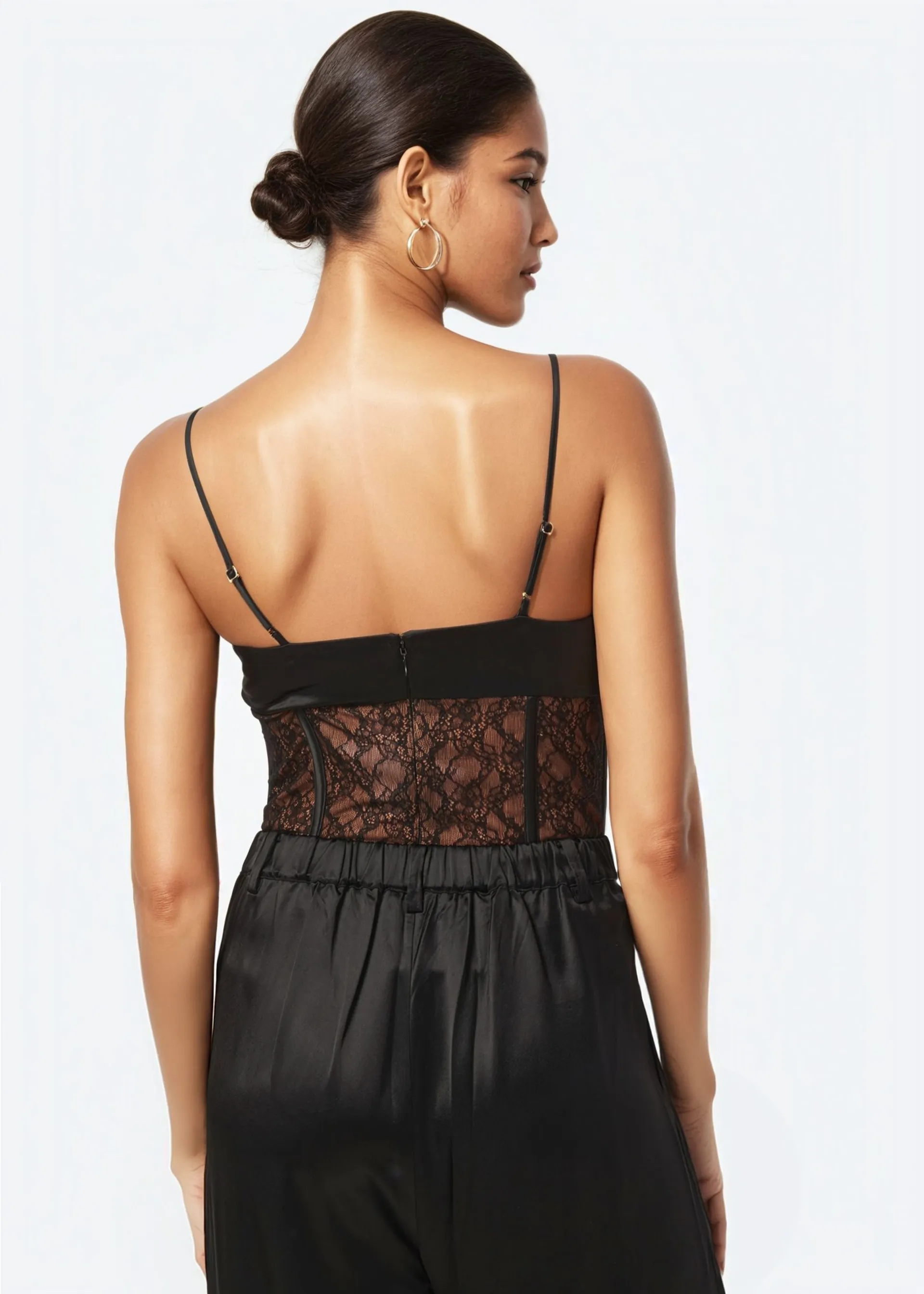 Danika Bodysuit Black sold by Cami NYC product image thumbnail 4