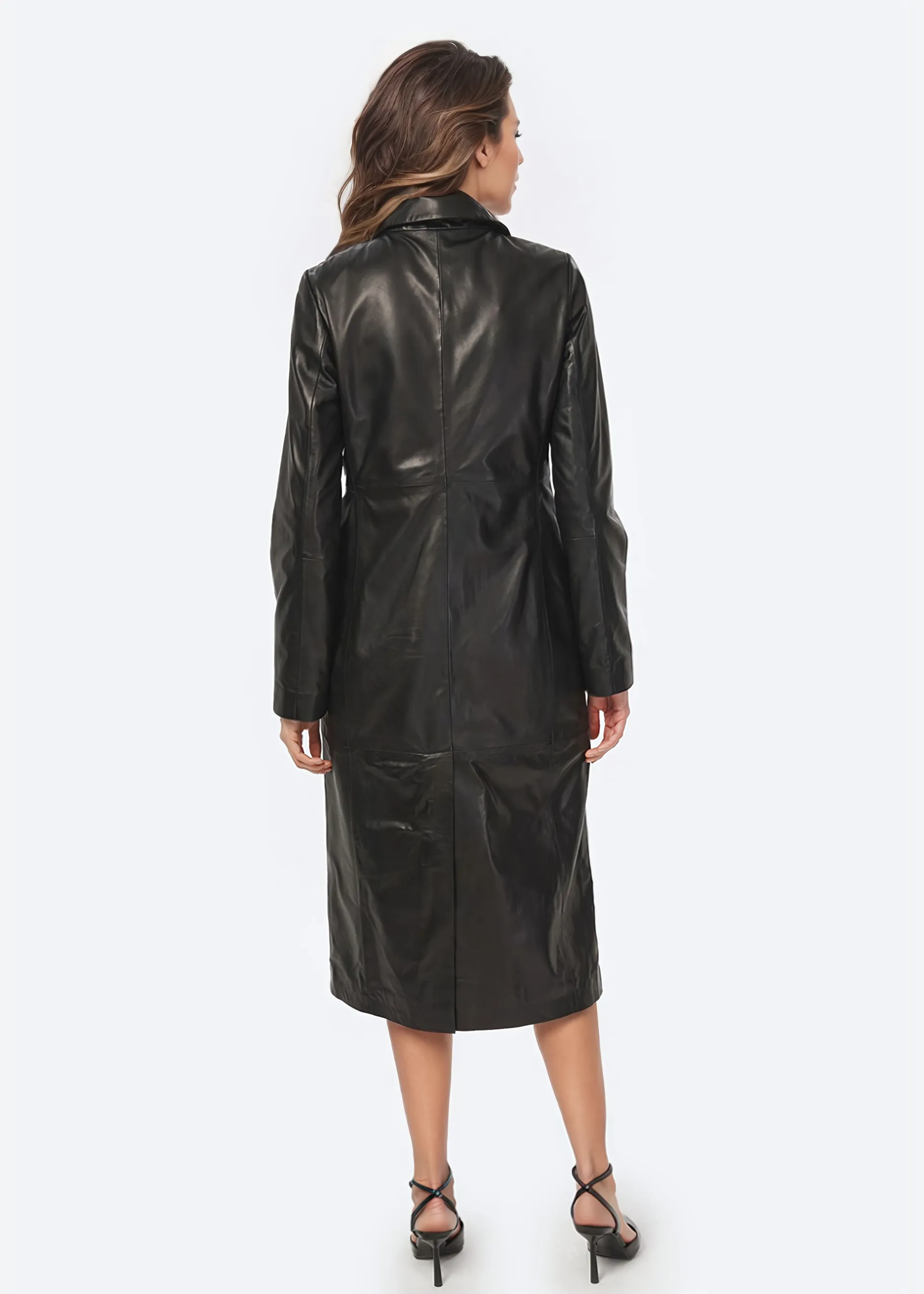 Eddie Genuine Leather Coat Black sold by Cami NYC product image thumbnail 4