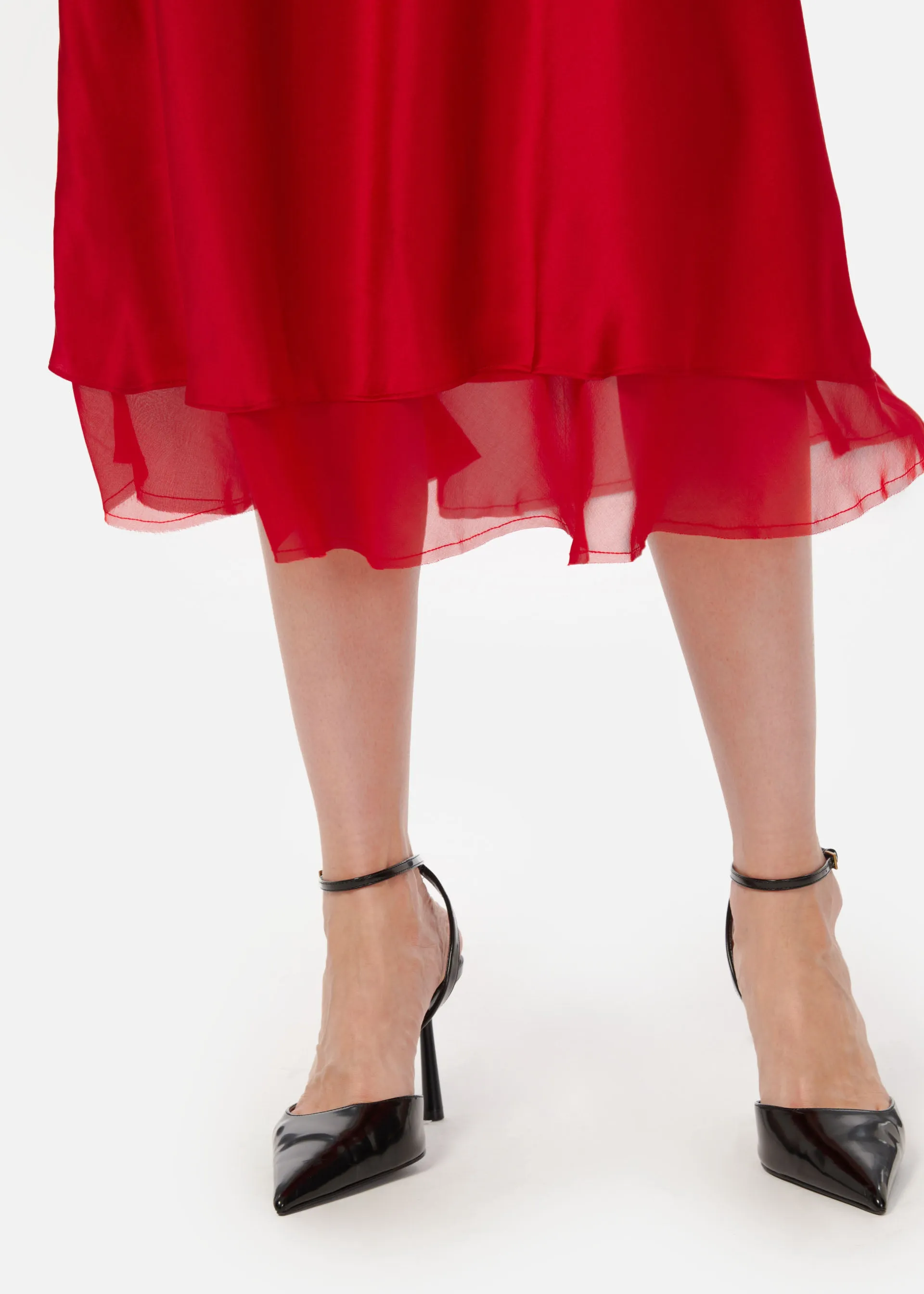 Genoa Skirt Cardinal sold by Cami NYC product image thumbnail 2