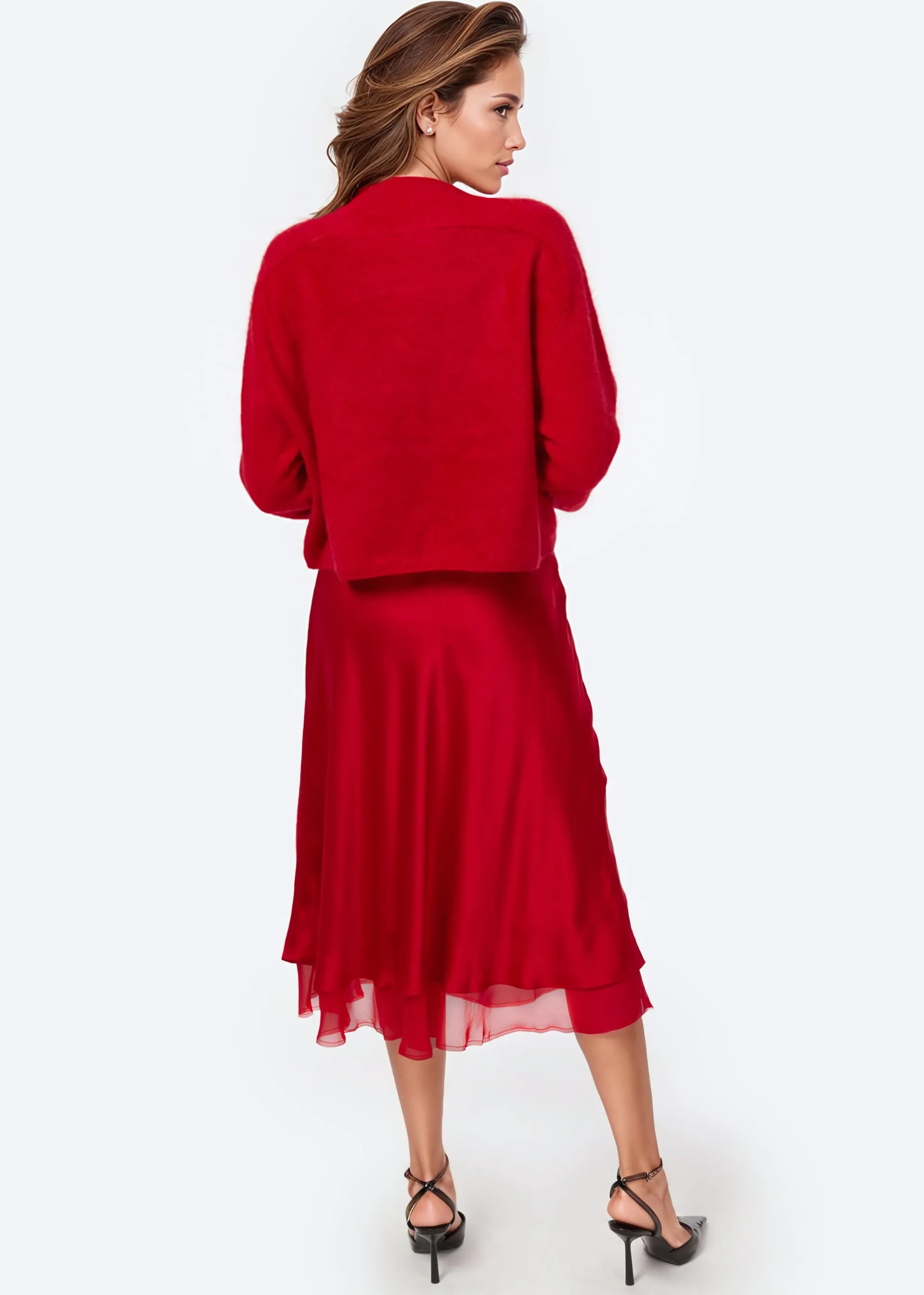 Genoa Skirt Cardinal sold by Cami NYC product image thumbnail 5