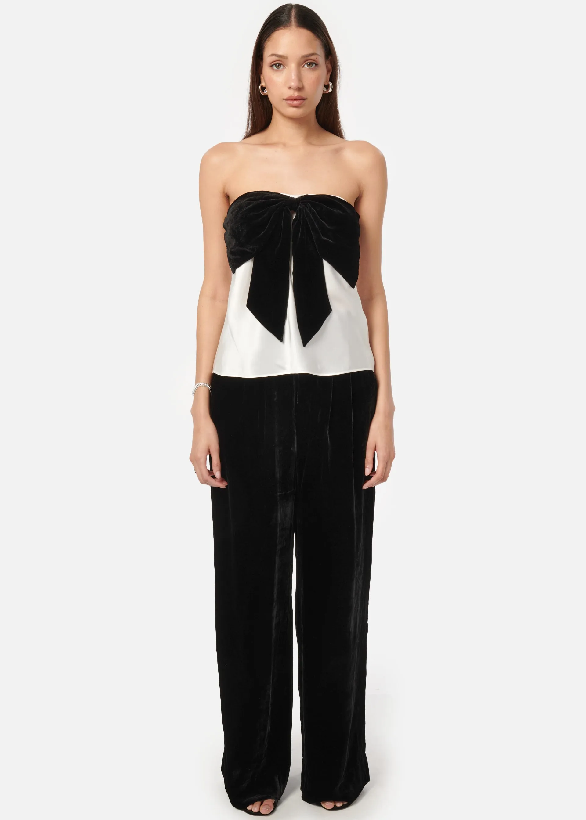Lora Strapless Camisole White sold by CAMI product image thumbnail 2