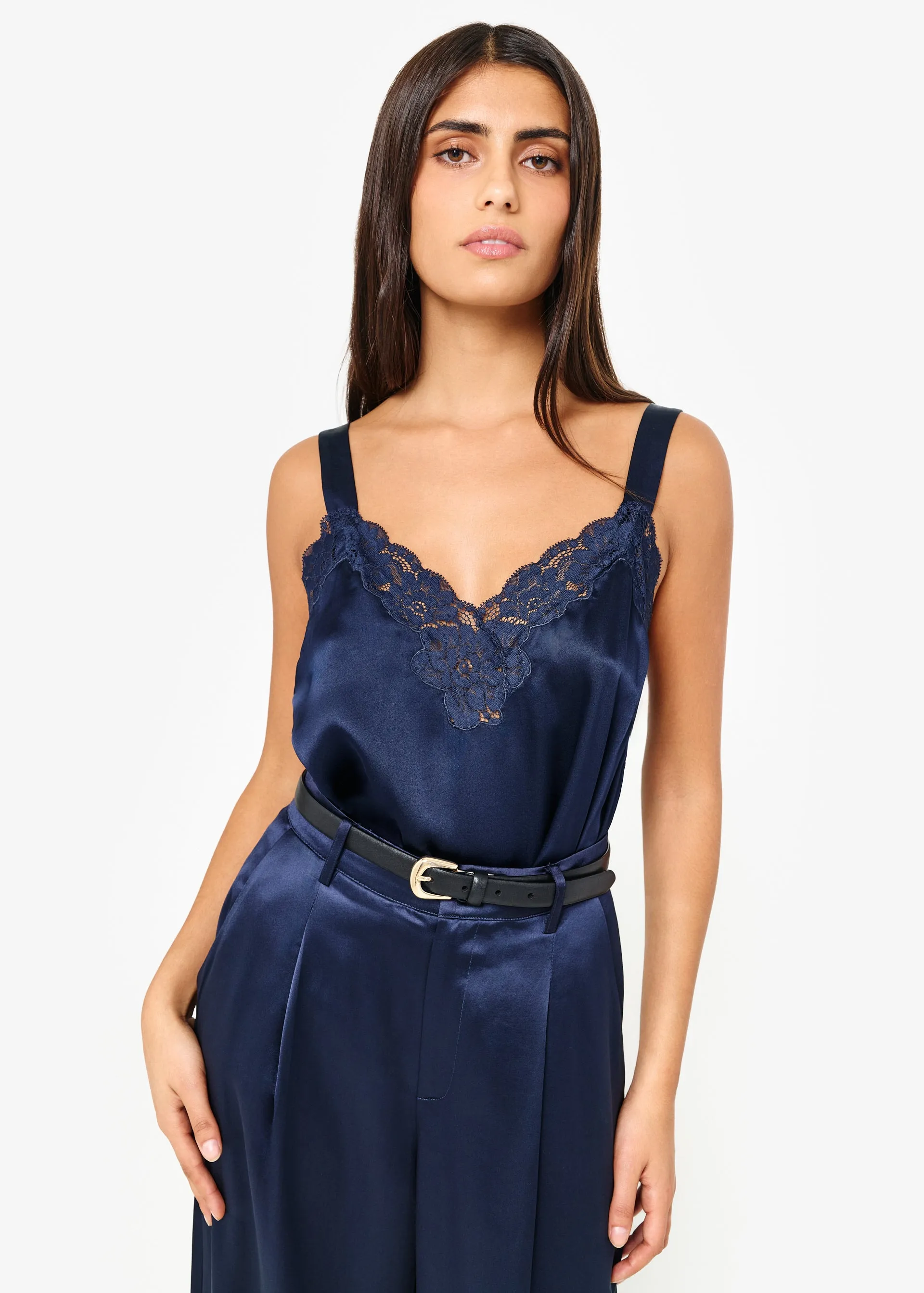 Amora Camisole Evening Blue sold by Cami NYC