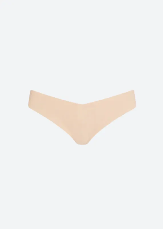 Commando Classic Thong Beige sold by Cami NYC