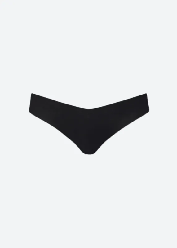 Commando Classic Thong Black sold by Cami NYC