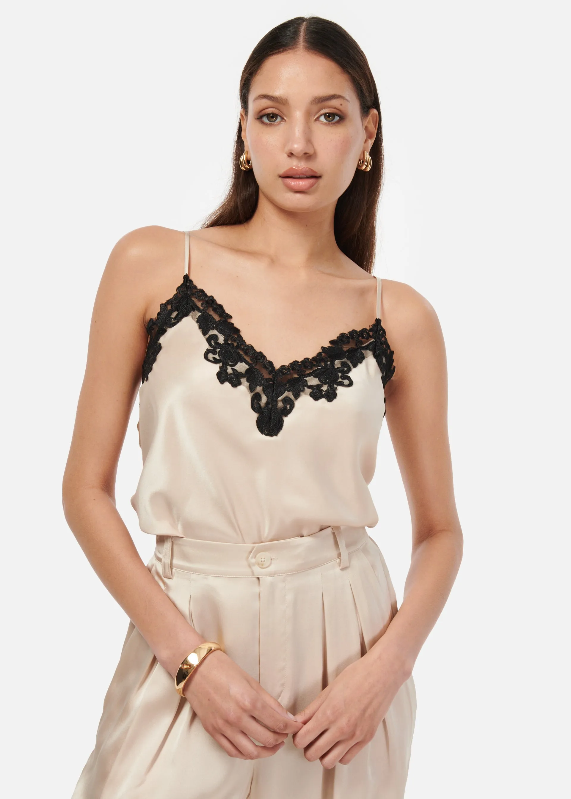 Andria Camisole Cannoli sold by CAMI