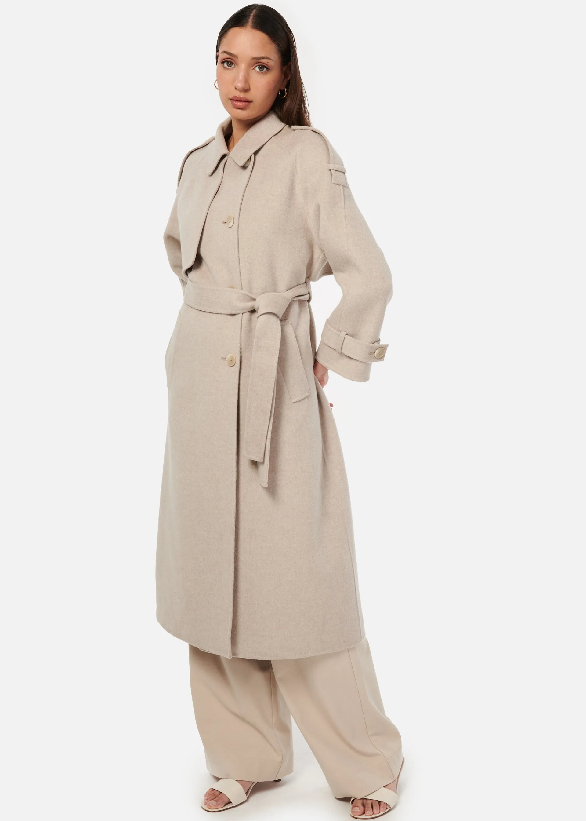 Yennifer Trench Coat Vapor sold by Cami NYC product image thumbnail 3