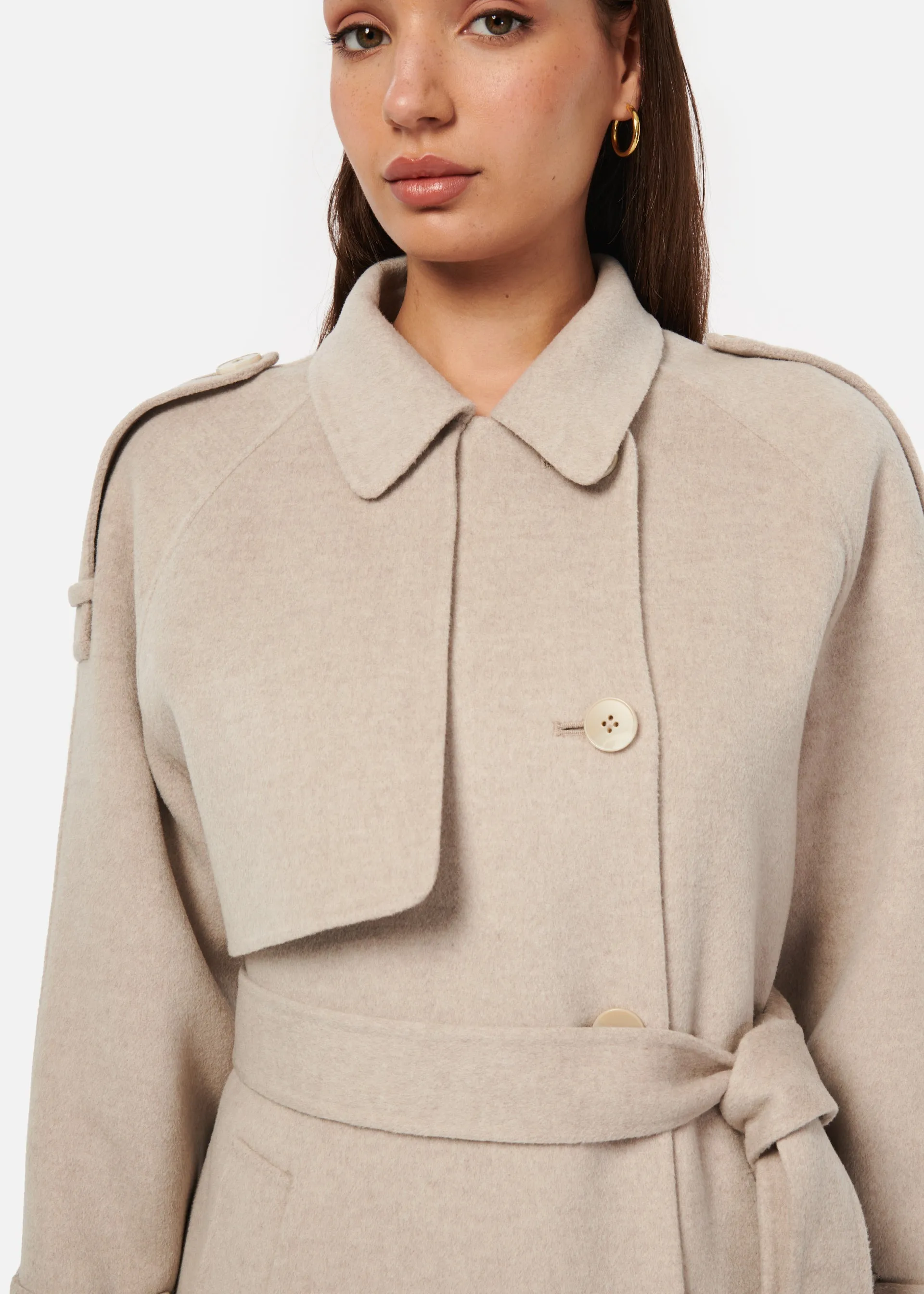 Yennifer Trench Coat Vapor sold by Cami NYC product image thumbnail 2