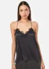 Racer Charmeuse Camisole Graphite sold by Cami NYC