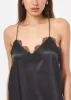 Racer Charmeuse Camisole Graphite sold by Cami NYC