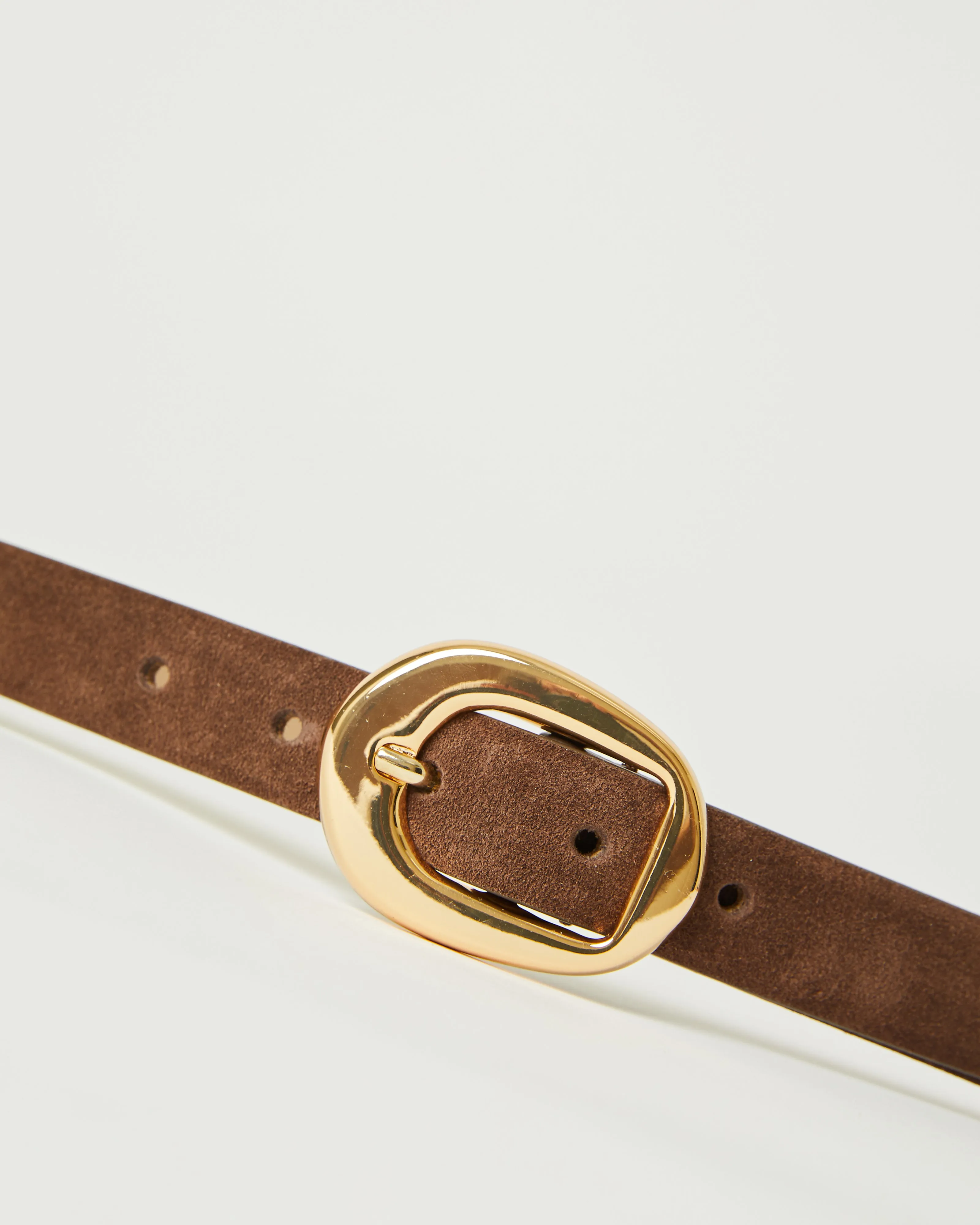 B-Low The Belt Greyson Mini Suede Belt Chocolate Gold sold by CAMI product image thumbnail 2