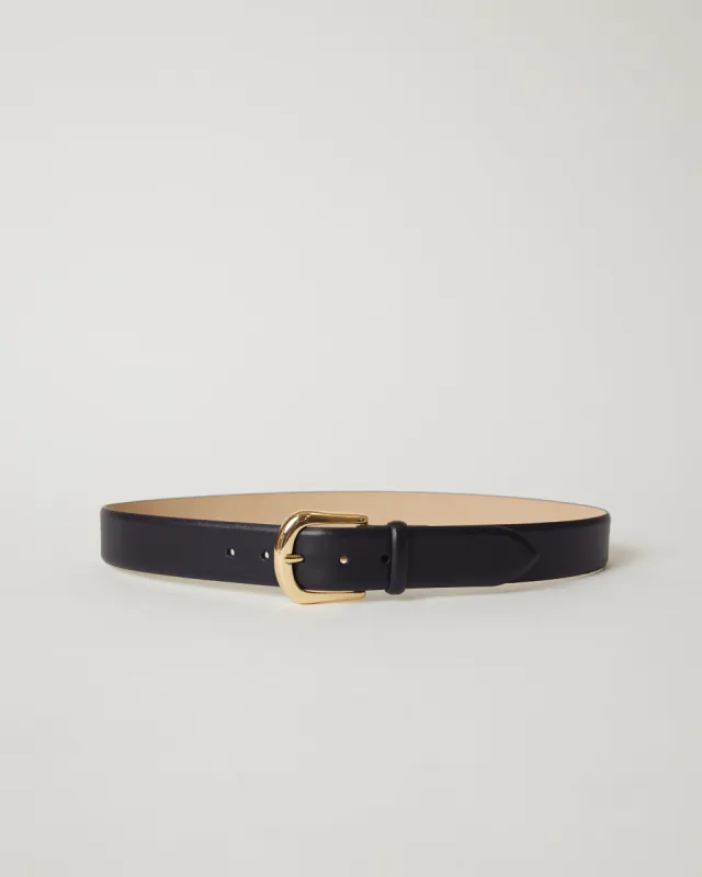 B-Low The Belt Kennedy Leather Belt Black Gold sold by Cami NYC