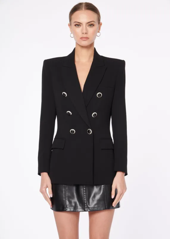 Bruna Blazer Black sold by Cami NYC