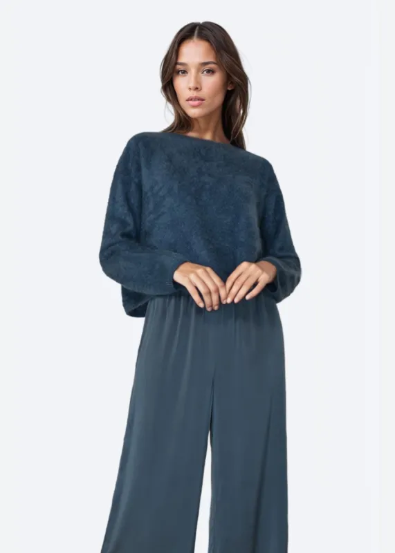 Niall Cashmere Sweater Blueprint sold by Cami NYC